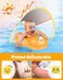 LAYCOL Baby Swim Ring Baby Swimming Ring Swimming Ring with Removable Floating Ball New Upgrade Baby Swim Ring from 3 to 36 Months.