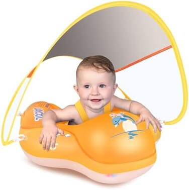 LAYCOL Baby Swim Ring Baby Swimming Ring Swimming Ring with Removable Floating Ball New Upgrade Baby Swim Ring from 3 to 36 Months.