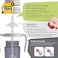 GROSMIMI Spill Proof no Spill Magic Sippy Cup with Straw with Handle for Baby and Toddlers, Customizable, PPSU, BPA Free 6 oz (Charcoal.