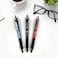 Zebra Pen G-350 Retractable Gel Pen, Cobalt Blue Premium Metal Barrel, Medium Point, 0. 7mm, Black Ink, 2-Pack Plus Refills.