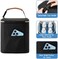 BABEYER Insulated Bottle Bag with Ice Pack Fits 4 Large Baby Bottles Up to 5 Ounce, Cooler Bag Great for Nursing Mom Daycare.