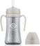 GROSMIMI Spill Proof no Spill Magic Sippy Cup with Straw with Handle for Baby and Toddlers, Customizable, PPSU, BPA Free 10 oz (Beige.
