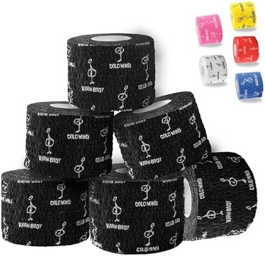 WARM BODY COLD MIND Weight Lifting Thumb Tape - Hook Grip Tape, Weightlifting Tape for Powerlifting Strength Deadlift for Cross Training, Tearable Flexible Cotton and Breathable.