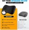 HIKENTURE Camping Pillow with Removable Cover - Ultralight Inflatable Pillow for Neck Lumbar Support - Upgrade Backpacking Pillow - Washable Travel Air Pillows for Camping, Hiking, Backpacking (Black.