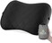 HIKENTURE Camping Pillow with Removable Cover - Ultralight Inflatable Pillow for Neck Lumbar Support - Upgrade Backpacking Pillow - Washable Travel Air Pillows for Camping, Hiking, Backpacking (Black.