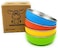 WeeMoose Premium 304 Stainless Steel Baby Bowls with Removable Silicone ShellSet of 4 BowlsToddler Food Bowls Snack Container.