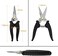 stedi Kosiy Scissors Heavy Duty, Multi-Purpose Shears with Finely Serrated High Carbon Stainless Steel Blades - Easy Cutting Electrical Cable Notch, Insulation, Non-Slip Comfortable Handle, Soft Cable