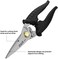 stedi Kosiy Scissors Heavy Duty, Multi-Purpose Shears with Finely Serrated High Carbon Stainless Steel Blades - Easy Cutting Electrical Cable Notch, Insulation, Non-Slip Comfortable Handle, Soft Cable