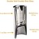 Outset Double Wall Cocktail Measuring Jigger 2 in 1, 1 oz and 2 oz, Stainless Steel.