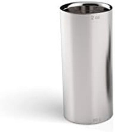 Outset Double Wall Cocktail Measuring Jigger 2 in 1, 1 oz and 2 oz, Stainless Steel.
