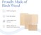 Woodpeckers Baltic Birch Plywood, 3 mm 1/8 x 12 x 20 Inch Craft Wood, Pack of 6 B/BB Grade Baltic Birch Sheets, Perfect for Laser, CNC Cutting and Wood Burning,.