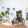 WALL PALZ Nickelodeon Paw Patrol Decal - Chase Stickers for Kids with 3D Augmented Reality Interaction - Kids Decals Paw Patrol Stickers - Measures 17" Wide 24" Tall - Proudly Made in The USA.