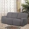 Easy-Going 8 Pieces Microfiber Stretch Sectional Recliner Sofa Slipcover Soft Fitted Fleece 3 Seats Couch Cover Washable Furniture Protector with Elasticity for Kids Pet(Recliner Sofa, Light Gray.