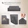 Easy-Going 8 Pieces Microfiber Stretch Sectional Recliner Sofa Slipcover Soft Fitted Fleece 3 Seats Couch Cover Washable Furniture Protector with Elasticity for Kids Pet(Recliner Sofa, Light Gray.