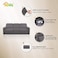 Easy-Going 8 Pieces Microfiber Stretch Sectional Recliner Sofa Slipcover Soft Fitted Fleece 3 Seats Couch Cover Washable Furniture Protector with Elasticity for Kids Pet(Recliner Sofa, Light Gray.