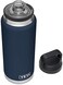 زجاجة YETI Rambler سعة 36 أونصة، معزولة بتفريغ الهواء، مصنوعة من الفولاذ المقاوم للصدأ مع غطاء للشرب السريع.