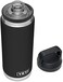 YETI Rambler 26 oz Bottle, Vacuum Insulated, Stainless Steel with Chug Cap, Black.
