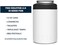 عازل علب YETI Rambler سعة 12 أونصة للعلب ذات الحجم القياسي، أبيض.