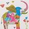 Papyrus Birthday Card (Collage Elephant.