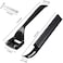 Mudder Set of 8, Metal Leather Skiver and Safety Beveler DIY Cutting Tool Kits with 6 Pieces Skiver Blades for Leather Craft DIY and Leather Making.