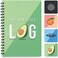 Workout Log Gym Planner for Daily Fitness TrackingGoals Setting (A5 Size, 6&rdquo; x 8&rdquo;, Avo Green, MenWomen Personal HomeTraining Diary, Book Journal for Weight Loss.