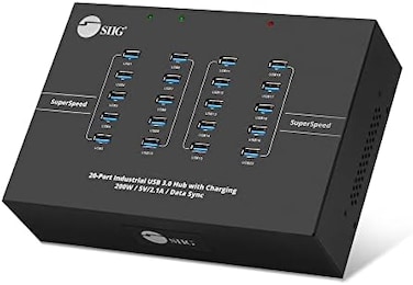 SIIG 20-Port Industrial USB 3.