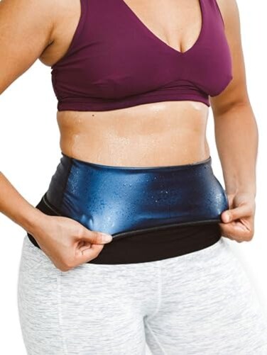 Sweat Shaper Waist Trimmer for Women, Waist Trainer Sauna Belt, Neoprene-free Waist Cincher, Sauna Slimming Belt.