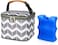 BABEYER Insulated Bottle Bag with Ice Pack Fits 4 Large Baby Bottles Up to 5 Ounce, Cooler Bag Great for Nursing Mom Daycare.