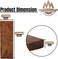 IECAP LLC Bookmatched Ironwood (Burl Ball PatternKnife Scales &ndash; Knife Makers Material &ndash; Size 5 1/8 x 1 3/4 x 1/2 Inches - 2 Pairs.