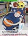LANGYASHAN Laundry Basket Canvas Collapsible Organizer Storage Basket for Boys Girls Laundry Hamper Toy Bins Gift Baskets Bedroom Clothes Children Nursery (Navy Ball Game.