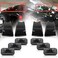 NJSBYL H2 LED Cab Roof Side Marker Lights For Hummer H2 2003 2004 2005 2006 2007 2008 2009 SUV SUT Smoked Lens Top Clearance Indicator Markers Parking Rinning Lamps Amber/Red Led Light Replacement.