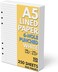Sort Out My Life A5 Lined Paper 6-Hole Punched, 250 Sheets (500 Pages, 100 GSM, A5 Binder Refill.