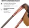 Duco Sunglasses Men Polarized Sunglasses Carbon Fiber Brown Sports Sunglasses For Golfing Fishing Driving UV400 Protection DC8277.