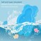 KECUCO Baby Bath Cushion Infant Sponge Mat, ToddlerNewborn Bath Pad - Blue.