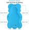 KECUCO Baby Bath Cushion Infant Sponge Mat, ToddlerNewborn Bath Pad - Blue.