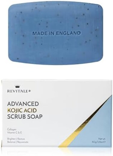 Revitale Advanced Kojic Acid Brightening Scrub Treatment.