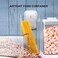 Cozey Daily Airtight Food Storage Container Formula Container Formula Dispenser with Spoon BPA-Free Pop Up Container for Home Travel 2000ML / 2. 0QT 850g Milk Powder, No Scraper Design.