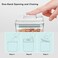 Cozey Daily Airtight Food Storage Container Formula Container Formula Dispenser with Spoon BPA-Free Pop Up Container for Home Travel 2000ML / 2. 0QT 850g Milk Powder, No Scraper Design.