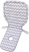 Sumersault Soft Gray and White Chevron High Chair PadEasy to Install Replacement CushionFits Most 3-5 Point Harness High Chairs.