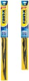 شفرة ماسحة الزجاج الأمامي التقليدية Rain-X 820148 WeatherBeater لجميع الفصول بجودة OEM - 24 بوصة و 18 بوصة (عبوة كومبو).