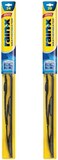 شفرات مساحات الزجاج الأمامي Rain-X 820146 WeatherBeater، مقاس 24 بوصة و20 بوصة (عبوة من قطعتين)، شفرات مساحات الزجاج الأمامي البديلة للسيارات التي تلبي أو تتجاوز معايير الجودة والمتانة الخاصة بالمصنع