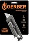 Gerber Gear Prybrid Utility Knife - 8-in-1 Multi-Tool with Pry Bar, Nail Puller, Wire Stripper, Drivers, Bottle Opener, Cord Cutter - EDC Knife - Grey G10 Handle.