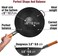 YOSUKATA Carbon Steel Wok Pan &ndash; 13,5 &ldquo; Woks and Stir Fry Pans - Chinese Wok with Flat Bottom Pow Wok - Traditional Chinese Japanese Woks - Black Wok For Electric Stove, Induction, Gas Stovetops.