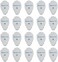 Discount TENS Electrodes, Super Value 20 Replacement Electrode Pads for Units, Snap Unit Electrodes.
