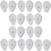 Discount TENS Electrodes, Super Value 20 Replacement Electrode Pads for Units, Snap Unit Electrodes.