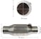 MAYASAF 2. 5" Inlet/Outlet Universal Catalytic Converter, with O2 Port【EPA Compliant】.