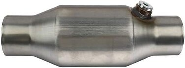 MAYASAF 2. 5" Inlet/Outlet Universal Catalytic Converter, with O2 Port【EPA Compliant】.