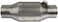 MAYASAF 2. 5" Inlet/Outlet Universal Catalytic Converter, with O2 Port【EPA Compliant】.