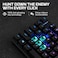 Hyperx Alloy Origins Core - Tenkeyless Mechanical Gaming Keyboard, Software Controlled LightMacro Customization, Compact Form Factor, RGB Led Backlit, Tactile Hyperx Aqua Switch.