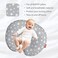 Moonsea Grey Star Nursing Pillow Cover, SoftBreathable, Fits 22. 5 x 18 Inch Boppy Pillows, Machine Washable.